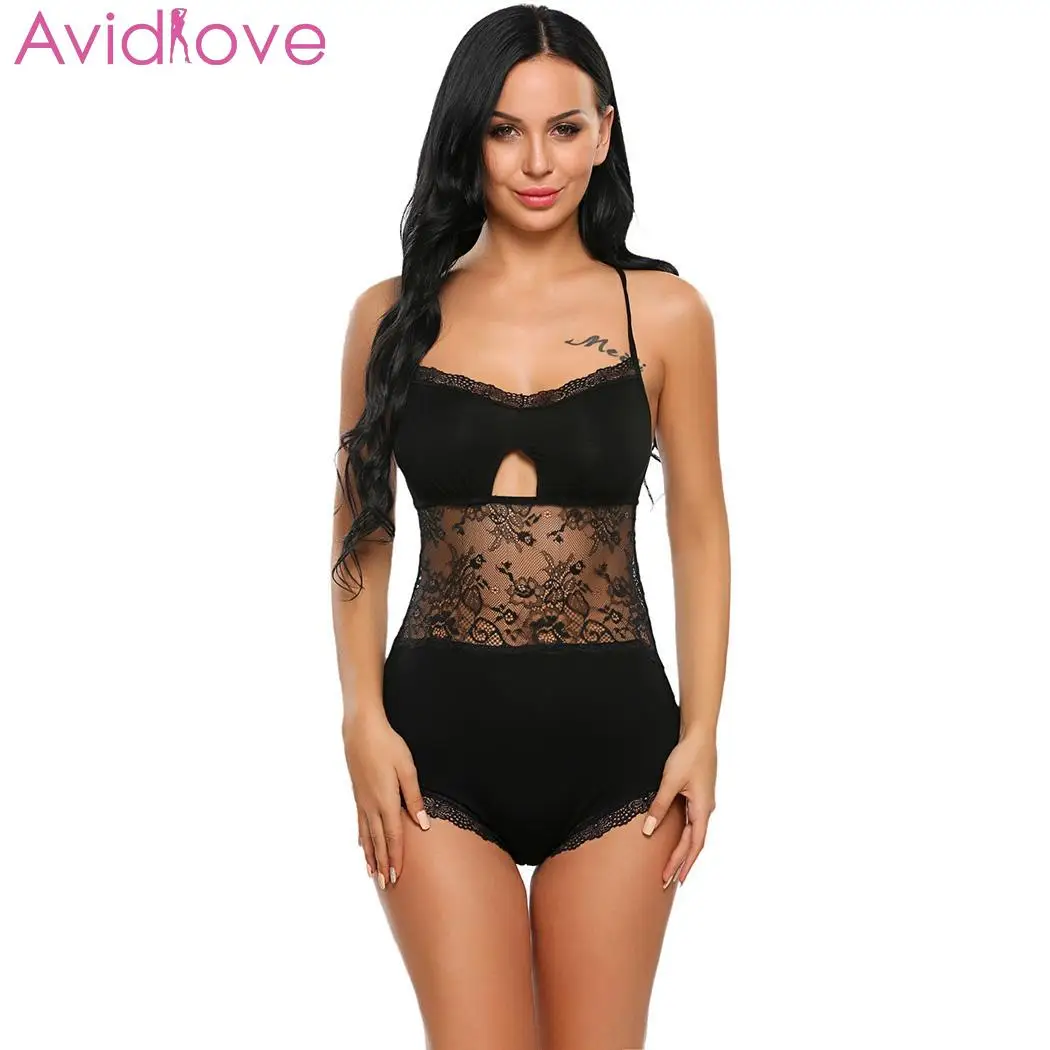 Женское нижнее белье Avidlove сексуальное из полиэстера кружевное размера