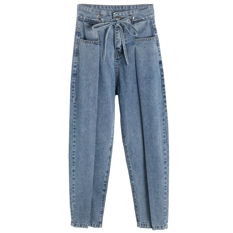 Blue Jeans Woman 2019 Spring Autumn Korean Loose BF Style High Waist Denim Pants Harem Jeans Women Casual Boyfriend Jeans
Blue Jeans Woman 2019 Spring Autumn Korean Loose BF Style High Waist Denim Pants Harem Jeans Women Casual Boyfriend Jeans