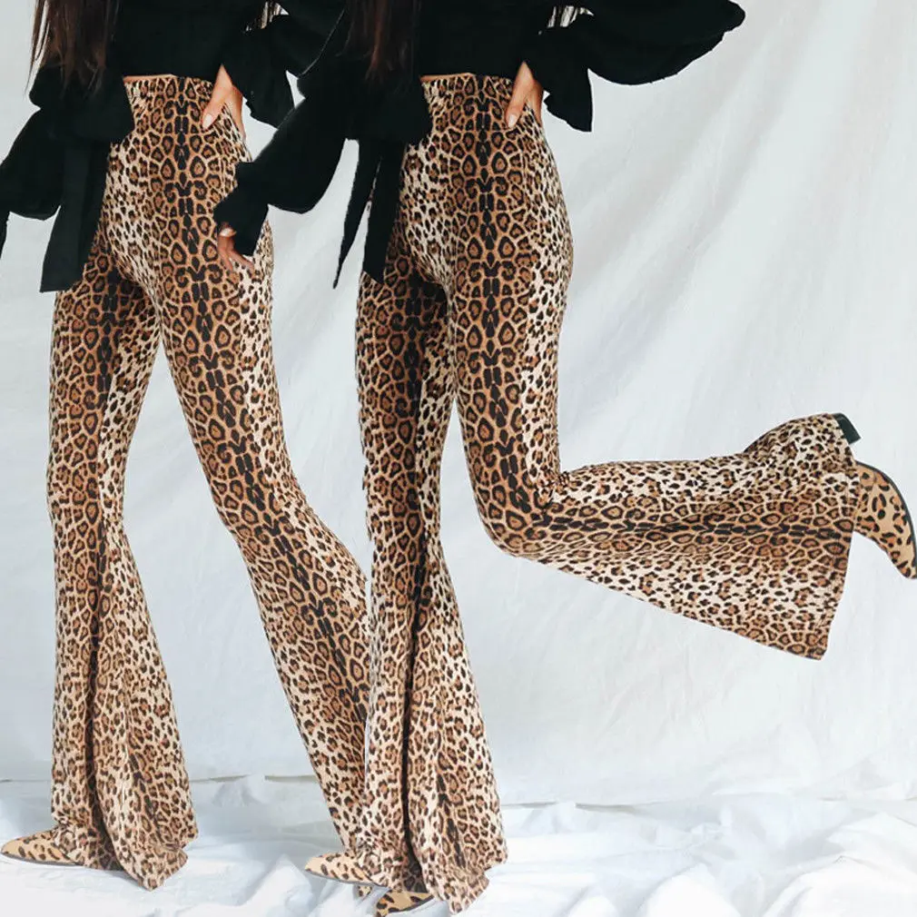 2018 Fashion Women's High Waist Casual Drawstring Elastic Long Pants Ladies Leopard Trousers
2018 Fashion Women's High Waist Casual Drawstring Elastic Long Pants Ladies Leopard Trousers