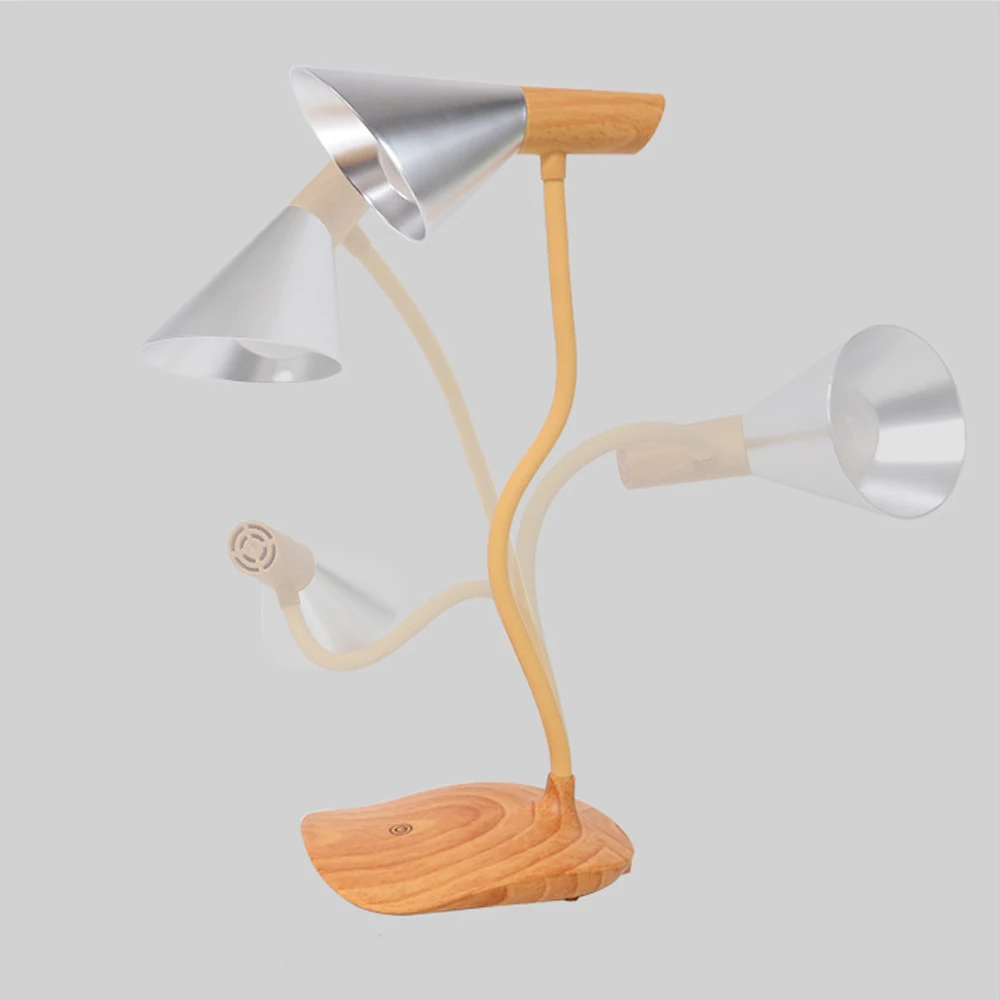 Imitation Wood Grain LED Stand Flexo Desk Lamp Touch Switch Lampshade Led Rechargeable Dimmer Table Lamps Reading Light 2Colors
Imitation Wood Grain LED Stand Flexo Desk Lamp Touch Switch Lampshade Led Rechargeable Dimmer Table Lamps Reading Light 2Colors