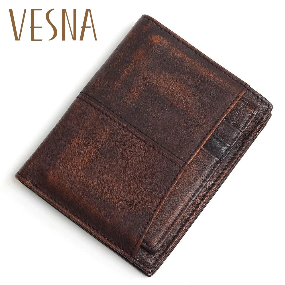 RFID Blocking 100% Cow Genuine Leather Men Wallets Luxury,Brush Color Short Style Male Purse,Carteira Masculina Original Brand
RFID Blocking 100% Cow Genuine Leather Men Wallets Luxury,Brush Color Short Style Male Purse,Carteira Masculina Original Brand