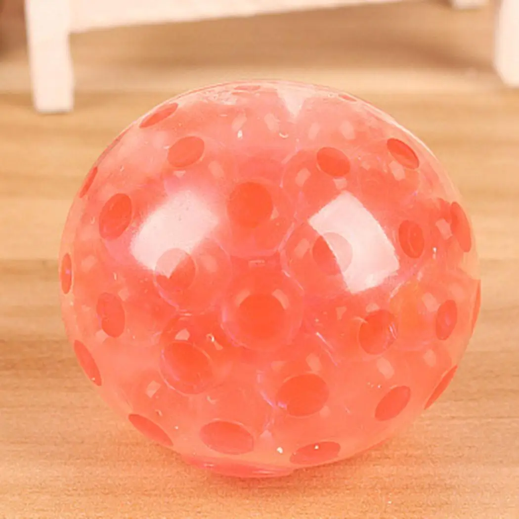 Squishy Bead стресс мяч сенсорные Squeeze Игрушка снять и розыгрыши тревога рельеф