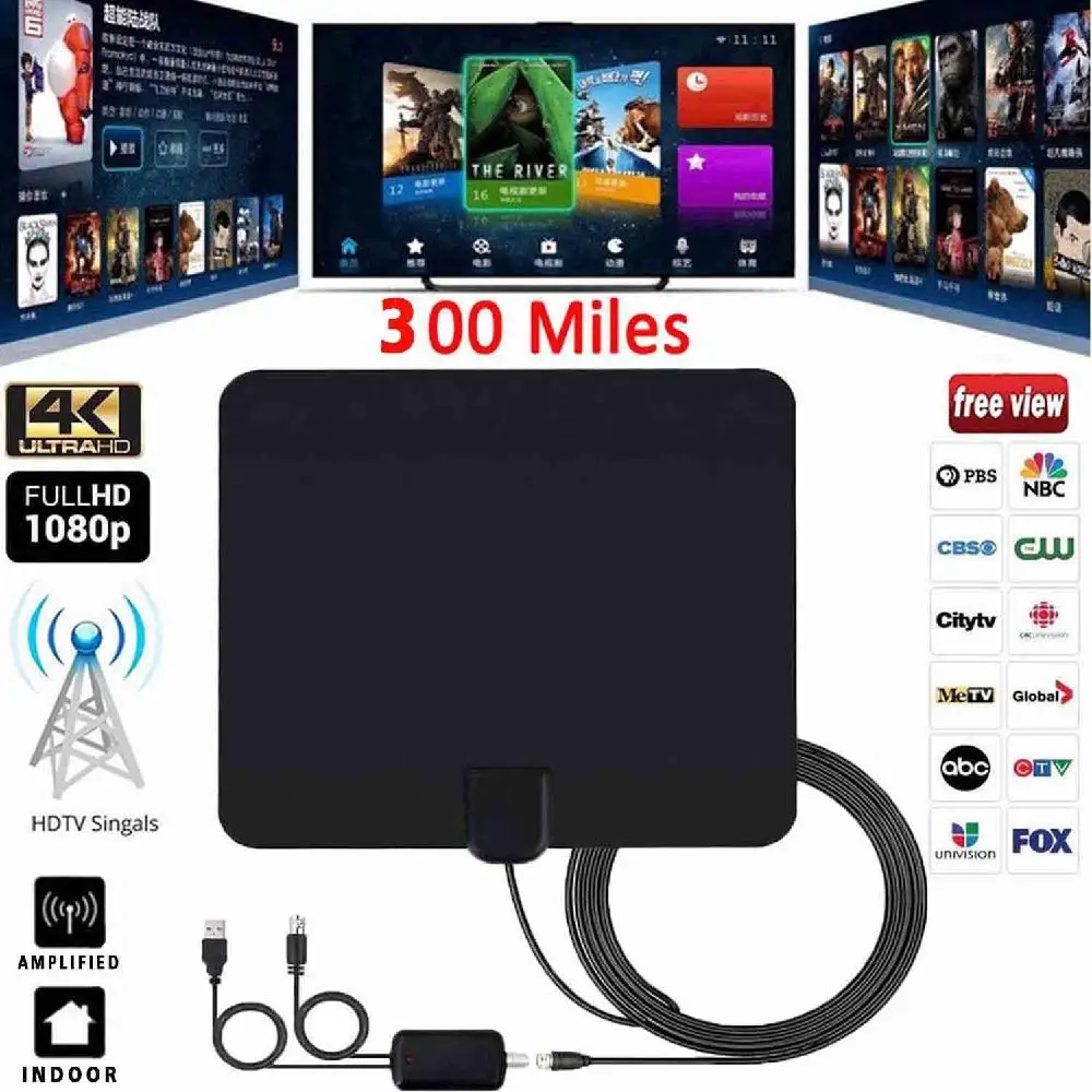 Eas tV ita 1080P HD ТВ антенна ультра тонкая плоская домашняя HD ТВ усиленная HD ТВ антенна сигнала 16FT коаксиальный 300 миль r60
Eas tV ita 1080P HD ТВ антенна ультра тонкая плоская домашняя HD ТВ усиленная HD ТВ антенна сигнала 16FT коаксиальный 300 миль r60