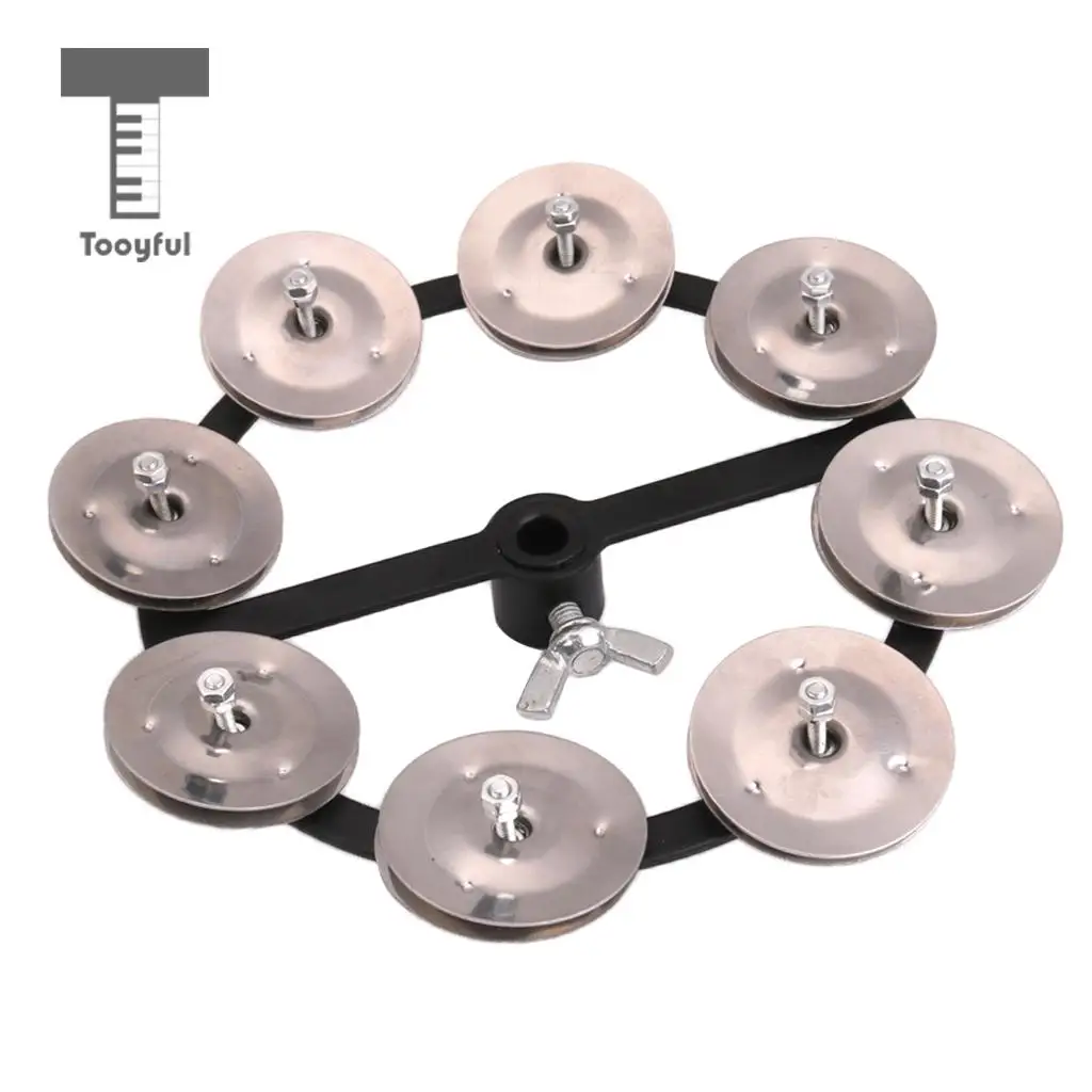 Professional Hi Hat Tambourine with Single Row Steel Jingles Percussion Instrument
Professional Hi Hat Tambourine with Single Row Steel Jingles Percussion Instrument