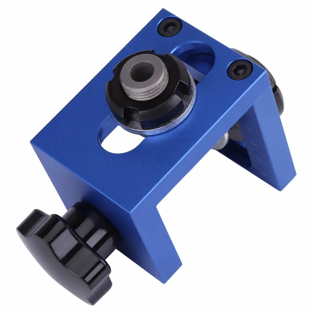 CNIM Hot Woodworking Drilling Locator Guide Carpentry Positioner Wood Dowel Hole Jig Drill Bit Kit | Инструменты
