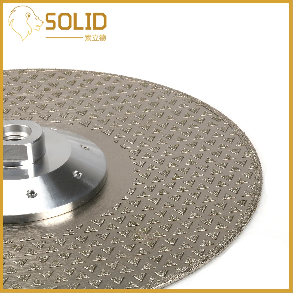 9" Electroplated Diamond Cutting Grinding Disc Saw Blade M14 Flange Double Side for Marble Granite 40# 230mm
9" Electroplated Diamond Cutting Grinding Disc Saw Blade M14 Flange Double Side for Marble Granite 40# 230mm