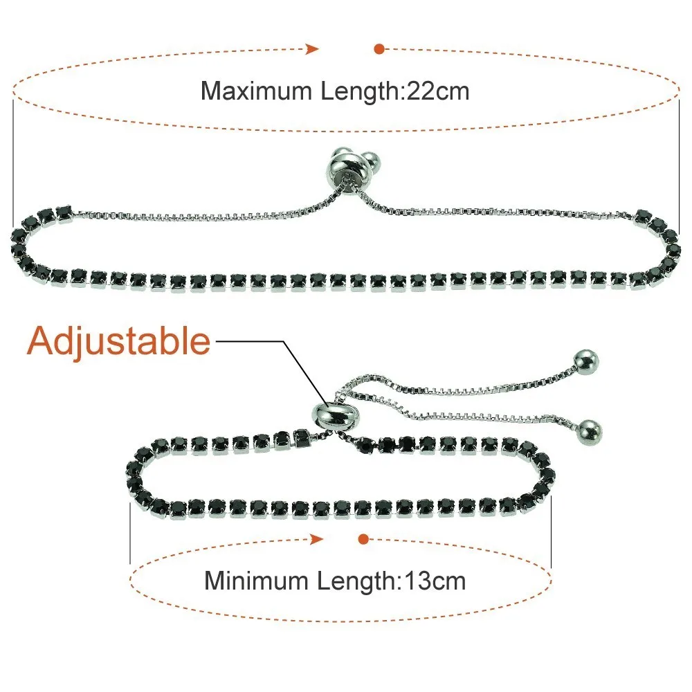 Beerosery Delicate Adjustable Silver Plated Cubic Zircon Bracelets For Women Wedding Fashion Jewelry Charming Bracelet & Bangles
Beerosery Delicate Adjustable Silver Plated Cubic Zircon Bracelets For Women Wedding Fashion Jewelry Charming Bracelet & Bangles