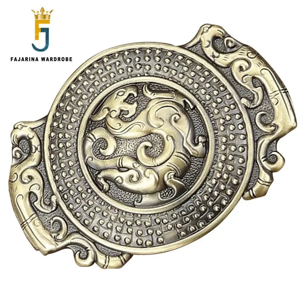 FAJARINA Unique Design Solid Brass Buckle Only for 3.6-3.9cm Width Cowboy Chinese Dragon Belt Buckles Men Freeshipping BCK039
FAJARINA Unique Design Solid Brass Buckle Only for 3.6-3.9cm Width Cowboy Chinese Dragon Belt Buckles Men Freeshipping BCK039