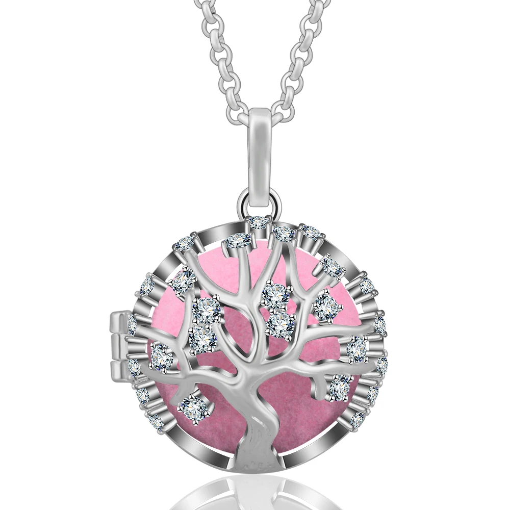 Eudora Crystal Life Tree Aromatherapy Perfume Harmony Floating Locket Cage Essential Oils Pendant Necklace with 10pcs Pompons
Eudora Crystal Life Tree Aromatherapy Perfume Harmony Floating Locket Cage Essential Oils Pendant Necklace with 10pcs Pompons