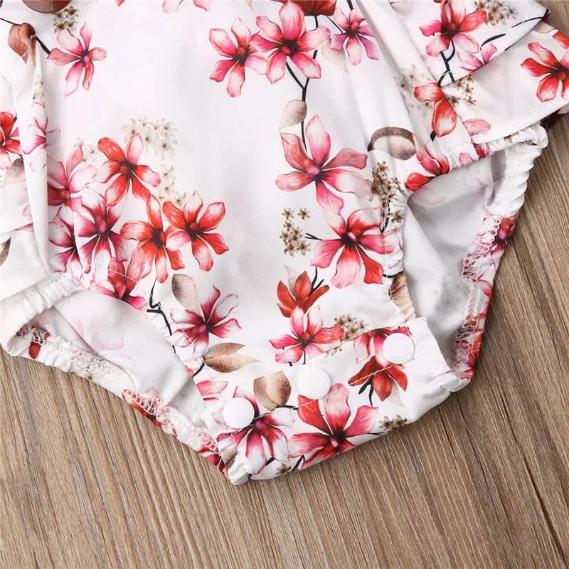 Toddler Baby Girls Floral Bodysuit Lace Edge Jumpsuit Sunsuit Summer Clothes Outfits
Toddler Baby Girls Floral Bodysuit Lace Edge Jumpsuit Sunsuit Summer Clothes Outfits