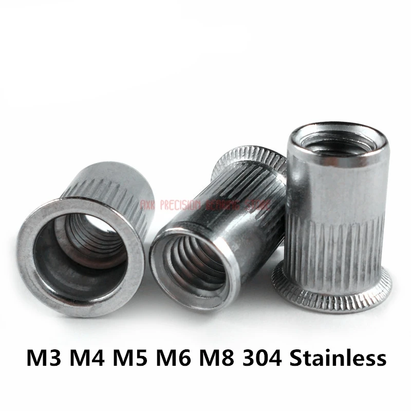 2021 20pcs M3 M4 M5 M6 M8 304 Stainless Steel Rivnut Small Countersunk Head Riveted Nuts Insert Nutsert Cap Rivet Nut Hw149
2021 20pcs M3 M4 M5 M6 M8 304 Stainless Steel Rivnut Small Countersunk Head Riveted Nuts Insert Nutsert Cap Rivet Nut Hw149