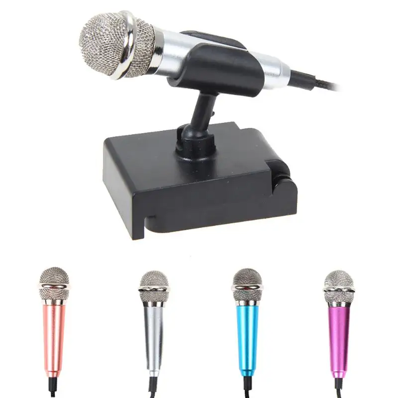 Мини-конденсатор микрофон с разъемом 3 5 мм для мобильного телефона и микрофона |