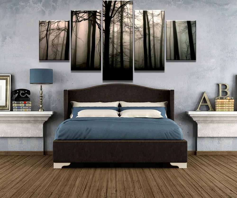 Framed 5 Piece Canvas Art Forest Dawn Cuadros Decoracion Paintings on Canvas Wall Art for Home Decorations Wall Decor Artwork
Framed 5 Piece Canvas Art Forest Dawn Cuadros Decoracion Paintings on Canvas Wall Art for Home Decorations Wall Decor Artwork