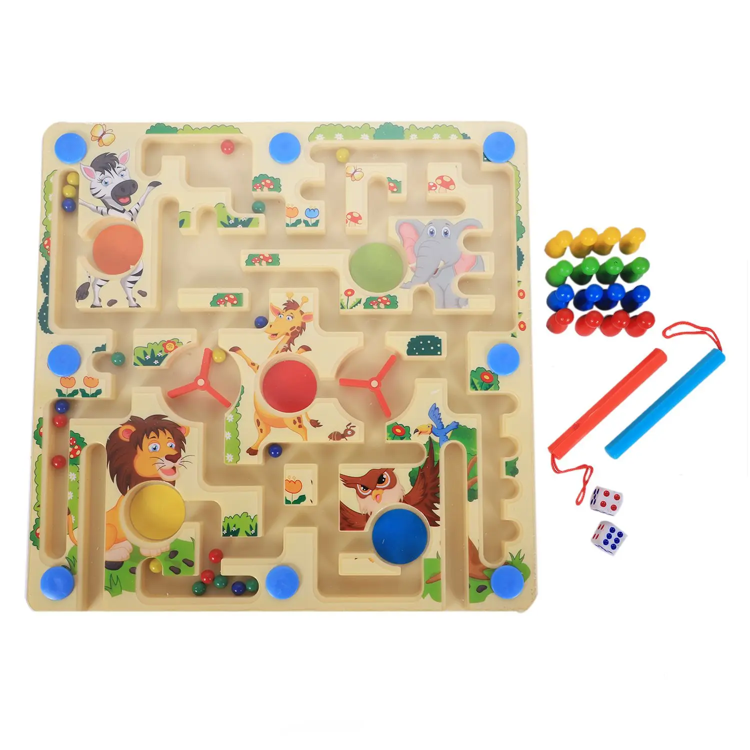 MWZ 2 in 1 Magnetic Maze with Flying Chess Double-faced Labyrinth Maze Educational Interactive Toys, Forest
MWZ 2 in 1 Magnetic Maze with Flying Chess Double-faced Labyrinth Maze Educational Interactive Toys, Forest