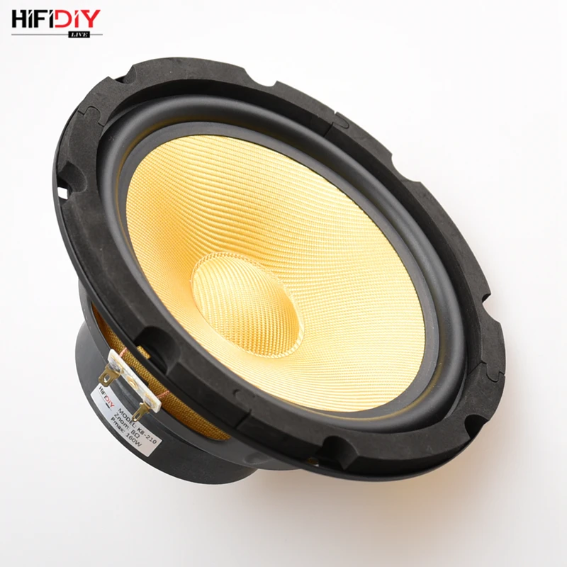 HIFIDIY LIVE HIFI speakers DIY 8 inch 8" Midbass Woofer speaker Unit 4 8 OHM 160W Glass fiber vibratory basin Loudspeaker K8-210
HIFIDIY LIVE HIFI speakers DIY 8 inch 8" Midbass Woofer speaker Unit 4 8 OHM 160W Glass fiber vibratory basin Loudspeaker K8-210
