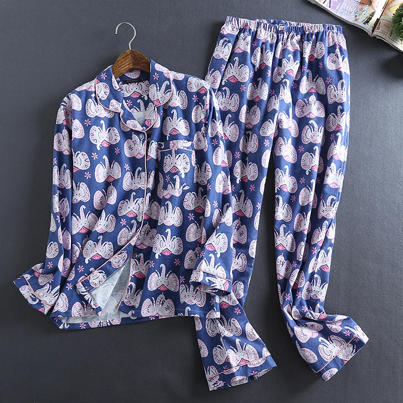 Women's Cotton Woven Velvet Plus Size Pajamas Cartoon Pijamas Cardigan Long-sleeved Pants Sleepwear Turn-down Collar Pyjamas
Women's Cotton Woven Velvet Plus Size Pajamas Cartoon Pijamas Cardigan Long-sleeved Pants Sleepwear Turn-down Collar Pyjamas
