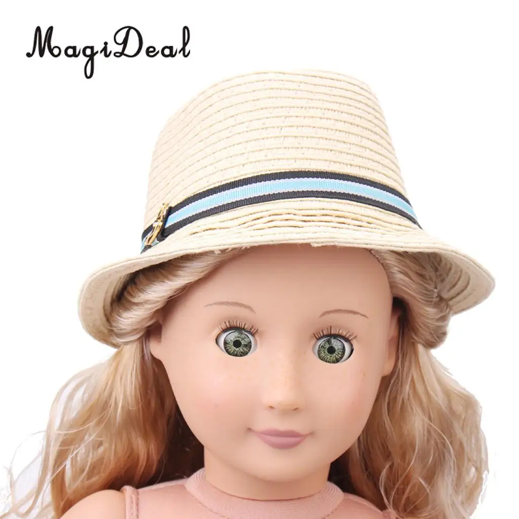 1Pc Fashion Vintage Girls Dolls Summer Beach Sea Straw Hat Sun Cap for 18 Inch Dolls Clothing Acc
1Pc Fashion Vintage Girls Dolls Summer Beach Sea Straw Hat Sun Cap for 18 Inch Dolls Clothing Acc
