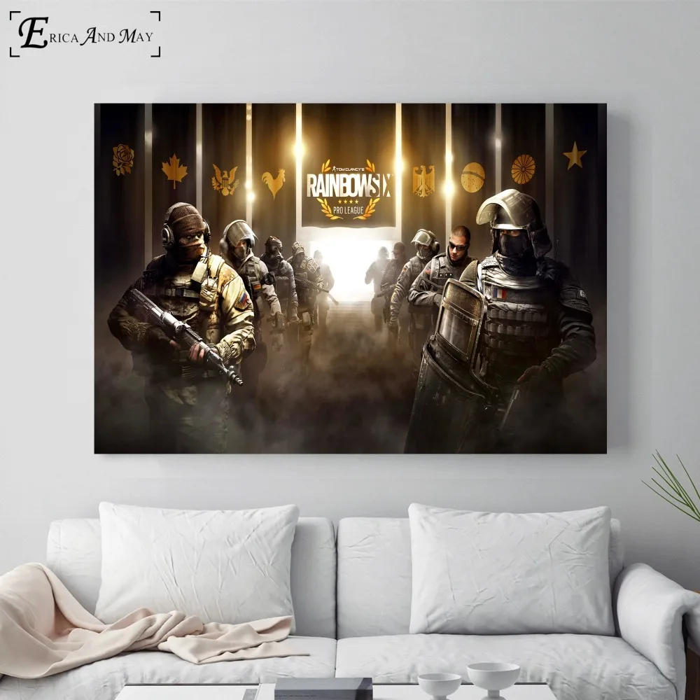 Rainbow Six Siege Tom Clancy's Poster And Print Canvas Art Painting Wall Pictures For Living Room Decoration Home Decor No Frame
Rainbow Six Siege Tom Clancy's Poster And Print Canvas Art Painting Wall Pictures For Living Room Decoration Home Decor No Frame