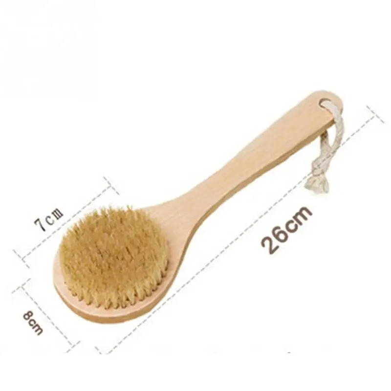 1Pc Natural Boar Bristle Wooden Brush Long Handle Massager Bath Shower Back Spa Body Brush Skin Bath Brush Bathroom Products
1Pc Natural Boar Bristle Wooden Brush Long Handle Massager Bath Shower Back Spa Body Brush Skin Bath Brush Bathroom Products