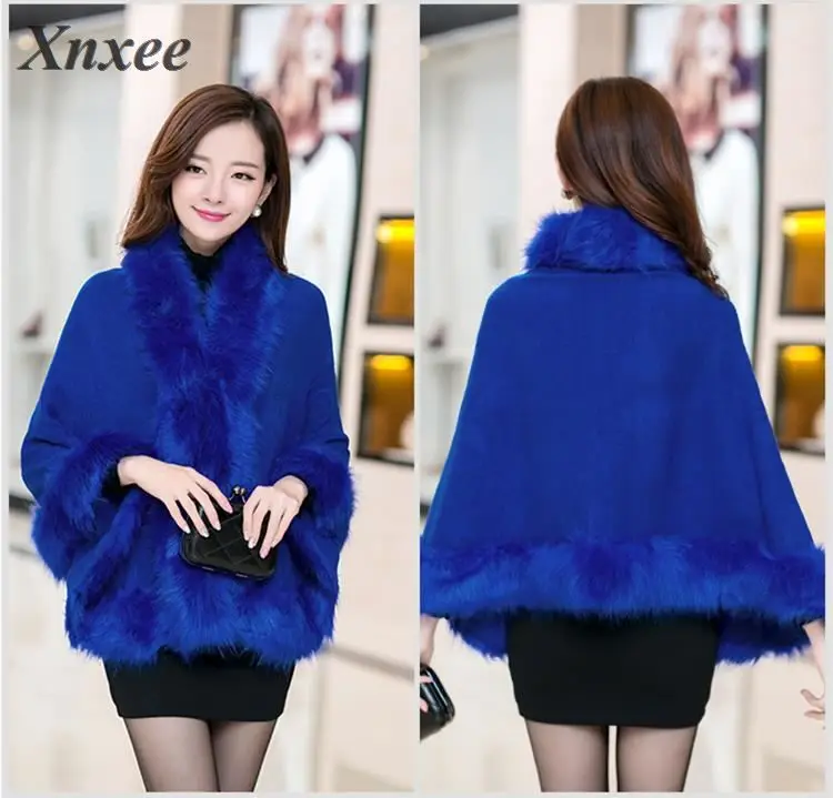 Fashion Women Faux Fur Coat Leather Grass Fox Fur Collar Ponchos And Capes Bridal Wedding Dress Shawl Cape Lady Wool Fur Coat
Fashion Women Faux Fur Coat Leather Grass Fox Fur Collar Ponchos And Capes Bridal Wedding Dress Shawl Cape Lady Wool Fur Coat
