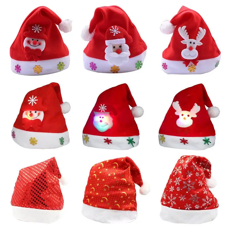 2018 New Cute Unisex Christmas Elk Red Hat Soft Warm Children Santa Beanie Glowing Christmas Caps For Child/Adult Drop Shipping
2018 New Cute Unisex Christmas Elk Red Hat Soft Warm Children Santa Beanie Glowing Christmas Caps For Child/Adult Drop Shipping