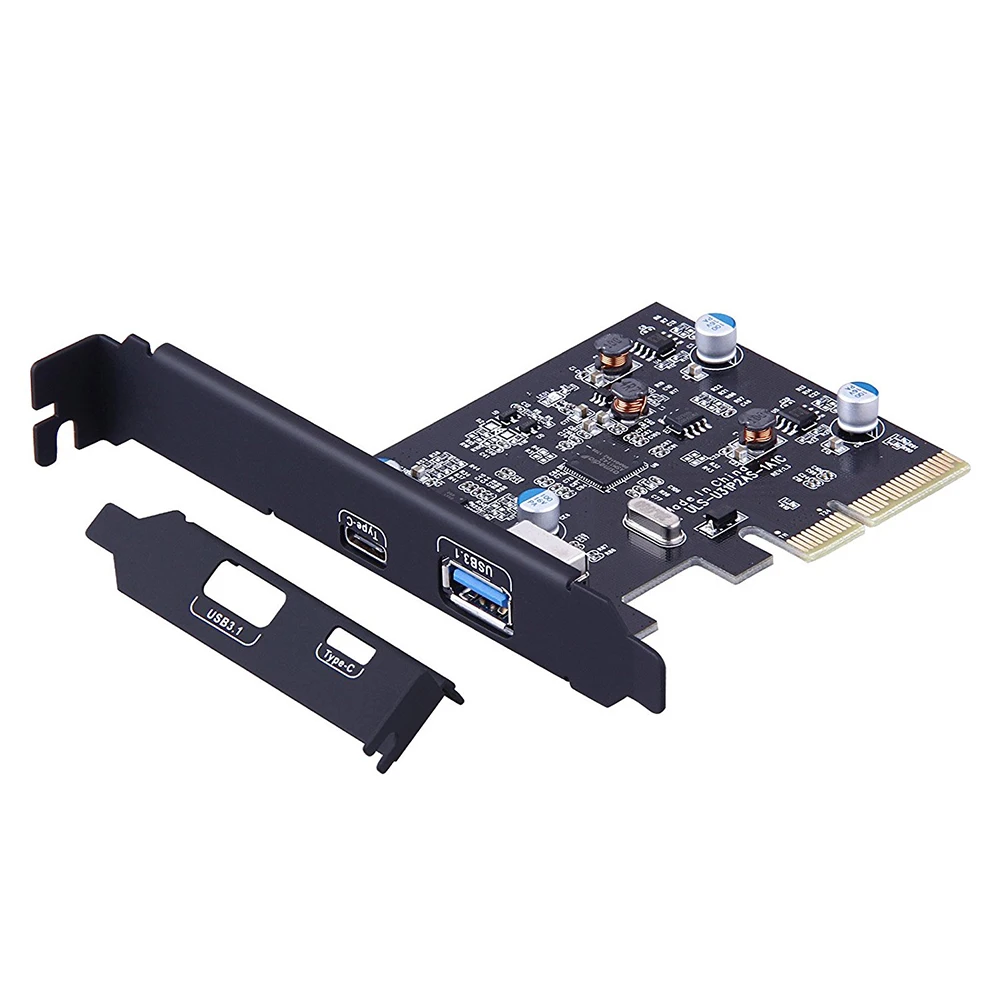 2 порта s Внешний USB 3,1 (10 Гбит/с) PCI Express Card tp 1 X Type C и 1 x Type A Port
2 порта s Внешний USB 3,1 (10 Гбит/с) PCI Express Card tp 1 X Type C и 1 x Type A Port