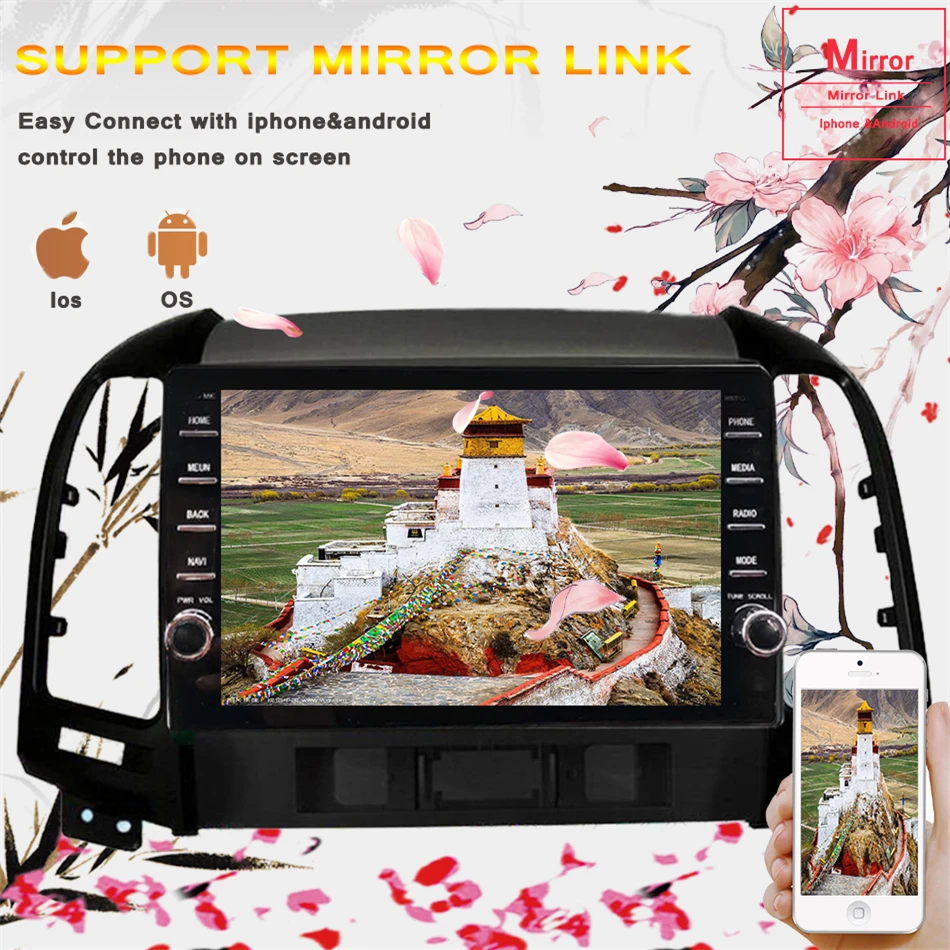 2 din Android 9.0 DVD Player BT GPS Navigation Radio for 2005 2006 2007 2008 2009 2010 2011 2012 HYUNDAI SANTA FE Head Unit
2 din Android 9.0 DVD Player BT GPS Navigation Radio for 2005 2006 2007 2008 2009 2010 2011 2012 HYUNDAI SANTA FE Head Unit