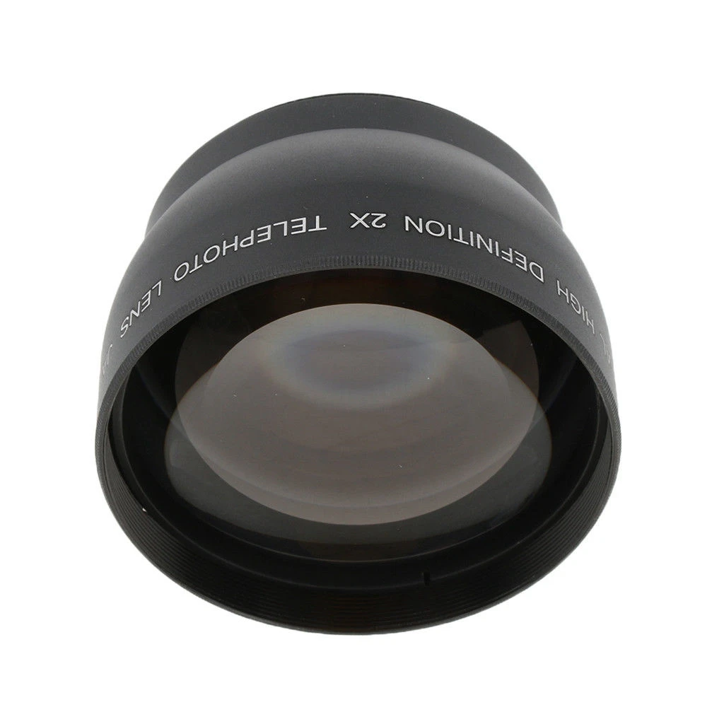 New-52mm 2X телеобъектив для цифровой камеры Canon Nikon sony | Электроника