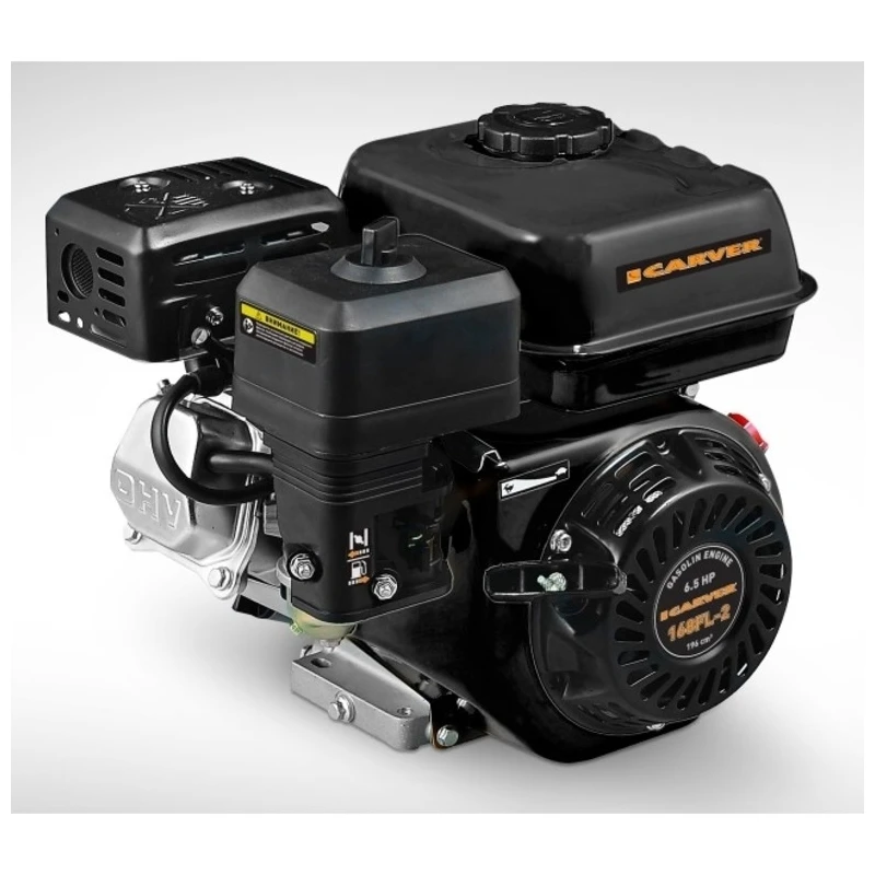 Двигатель CARVER 168FL 2 4 такт. 6 5л.с. (без выкл. вых.вал S type D=20 мм)|carver| |