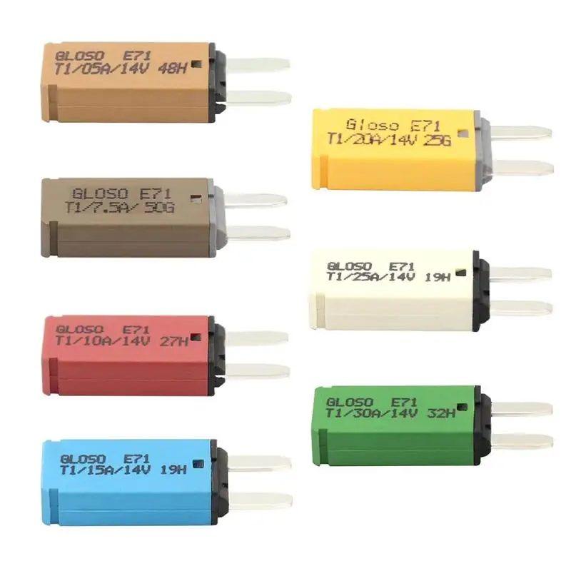 DC 14V 5A 7.5A 10A 15A 20A 30A Automatic Reset Mini ATM Circuit Breaker Blade Fuse For Car Truck Boat With Automatic Recovery
DC 14V 5A 7.5A 10A 15A 20A 30A Automatic Reset Mini ATM Circuit Breaker Blade Fuse For Car Truck Boat With Automatic Recovery