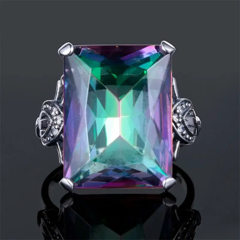 Creative Personality Mystic Rainbow Ring For Women Wedding Engagement Ring Band Gift Rings Jewelry
Creative Personality Mystic Rainbow Ring For Women Wedding Engagement Ring Band Gift Rings Jewelry