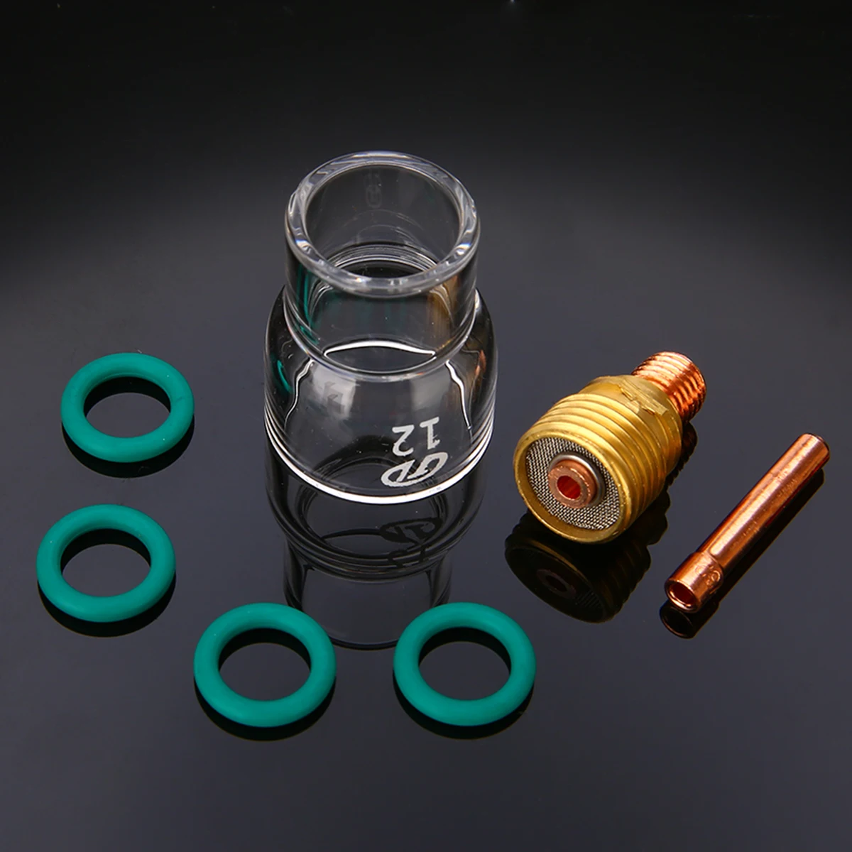 7pcs Torch TIG Practical Welding Cup Stubby Gas Lens #12 Cup Kit For WP-9/WP-20/WP-25 Air Cooled Welding Torches
7pcs Torch TIG Practical Welding Cup Stubby Gas Lens #12 Cup Kit For WP-9/WP-20/WP-25 Air Cooled Welding Torches