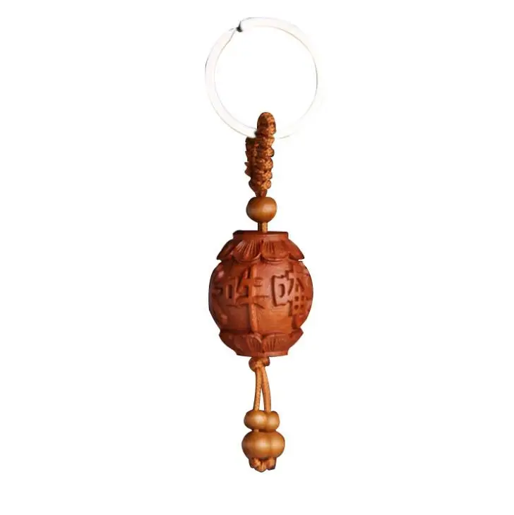 Chinese Peach Wood carved Buddhism Om Mani Padme Hum Exquisite Car Key Chain Pendant
Chinese Peach Wood carved Buddhism Om Mani Padme Hum Exquisite Car Key Chain Pendant
