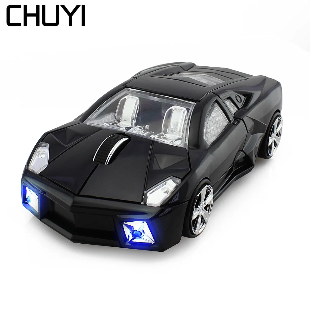 CHUYI Sports Car Shaped Mouse 2.4G Wireless Optical With LED Flashing Light For PC Laptop
CHUYI Sports Car Shaped Mouse 2.4G Wireless Optical With LED Flashing Light For PC Laptop
