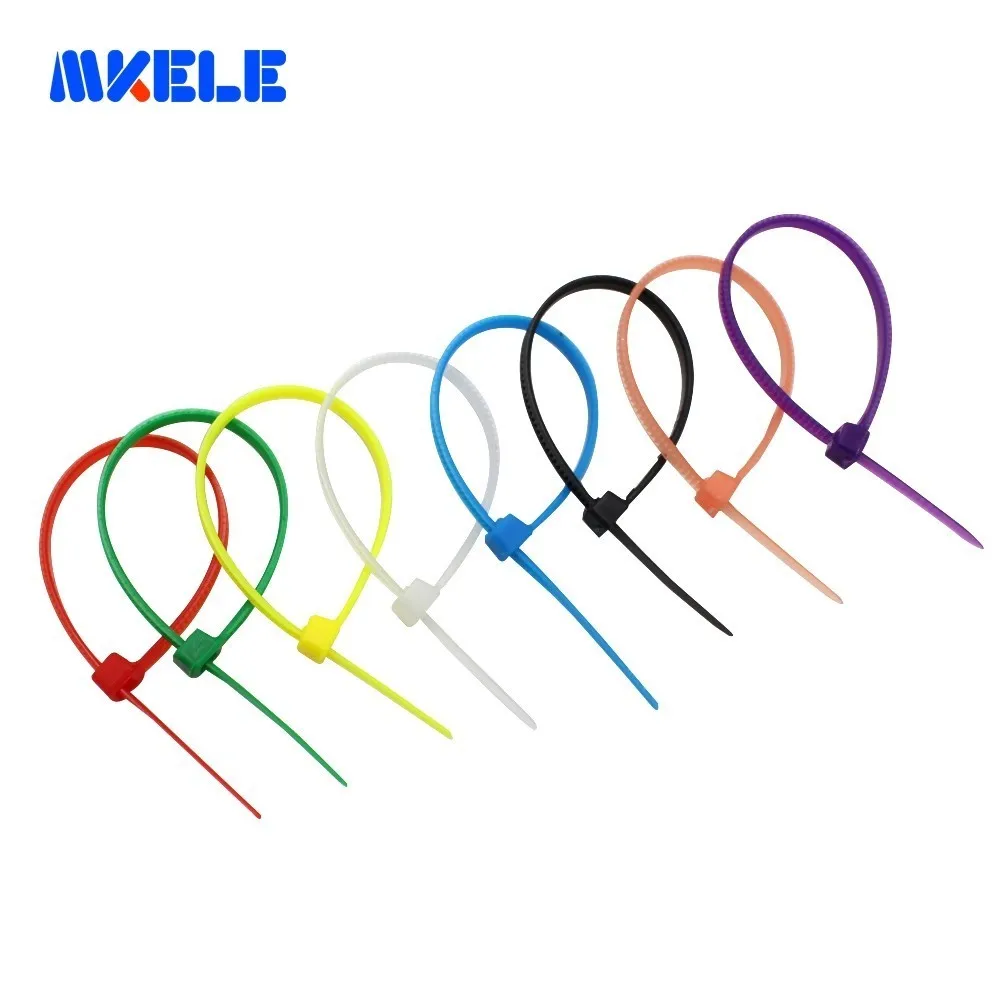 Self-locking Nylon 66 Plastic Cable Tie 3*100mm 100pcs/bag 8 Colors Fasten Wire Wrap Strap CE UL ROHS From Makerele
Self-locking Nylon 66 Plastic Cable Tie 3*100mm 100pcs/bag 8 Colors Fasten Wire Wrap Strap CE UL ROHS From Makerele