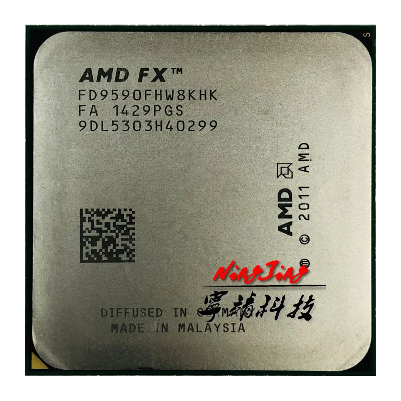 AMD FX серия 9590 4 0 ГГц Восьмиядерный центральный процессор FD9590FHW8KHK разъем AM3 + 220 Вт|fx