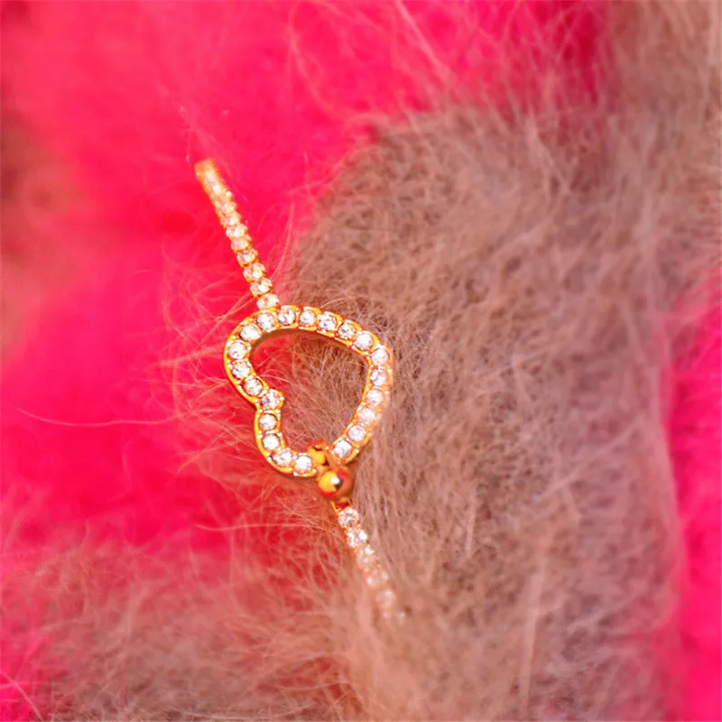 Heart Crystal Bracelet For Women Famous Jewelry Silvery Clover Zircon Bracelets Woman Bracelet And Bangles Valentine's Day Gift
Heart Crystal Bracelet For Women Famous Jewelry Silvery Clover Zircon Bracelets Woman Bracelet And Bangles Valentine's Day Gift