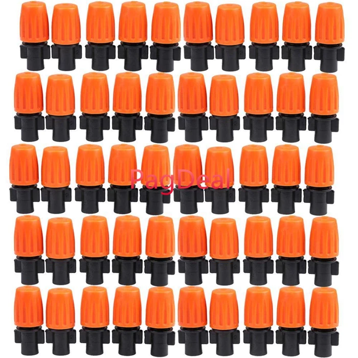 50pcs Garden Irrigation Sprinkler Cooling Spray Nozzle Atomizing Humidifier Nozzle Orange Sprayer Agricultural Gardening
50pcs Garden Irrigation Sprinkler Cooling Spray Nozzle Atomizing Humidifier Nozzle Orange Sprayer Agricultural Gardening