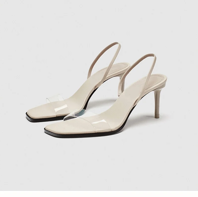 2019 Fashion Beige Clear PVC Transparent Sandals For Woman Stiletto High Heels Open Toe Summer Shoes Woman Party Dress Shoes
2019 Fashion Beige Clear PVC Transparent Sandals For Woman Stiletto High Heels Open Toe Summer Shoes Woman Party Dress Shoes