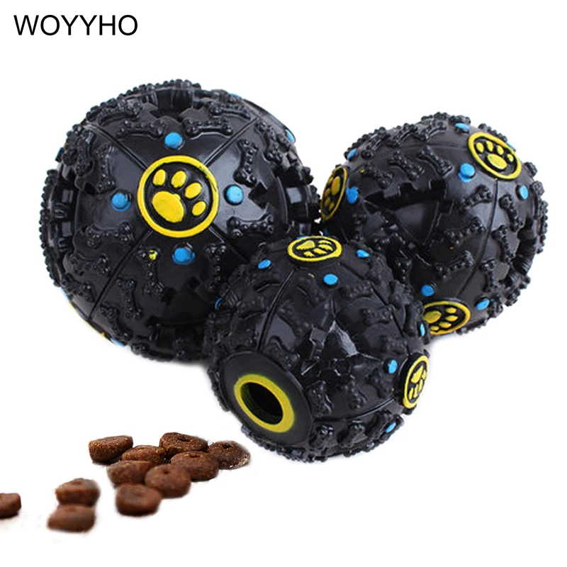 Black Dogs Toys Funny Squeaky Leaking Food Balls Pet Cats Puppy Dog Chew Training Toys S/M/L
Black Dogs Toys Funny Squeaky Leaking Food Balls Pet Cats Puppy Dog Chew Training Toys S/M/L