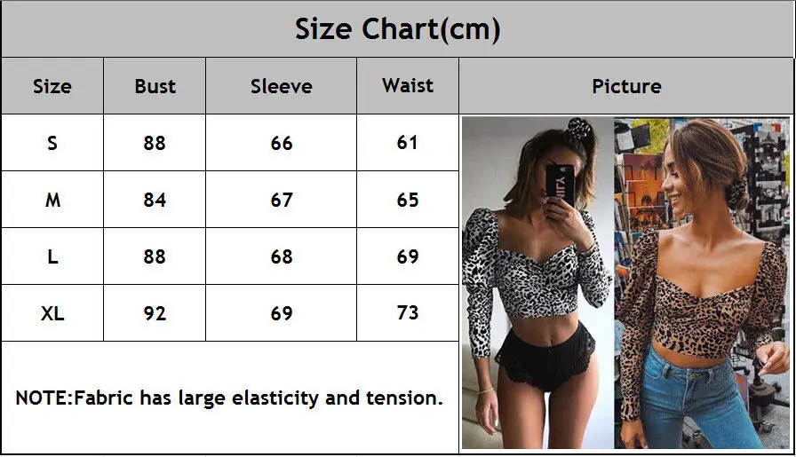 2019 New Style Fashion Hot Women Sexy Summer O-Neck Puff Sleeve Tops Short Skinny Leopard Casual Blouse
2019 New Style Fashion Hot Women Sexy Summer O-Neck Puff Sleeve Tops Short Skinny Leopard Casual Blouse