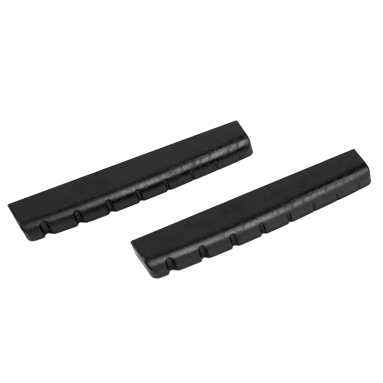 2 Pcs Black Plastic String Slotted Nuts for Electric Guitar | Спорт и развлечения