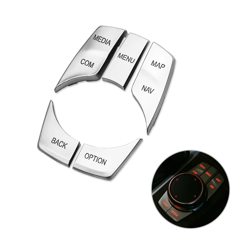 For BMW 5 Series 525 528 530 540li 2018 5PCS ABS Chrome Car Multimedia Switch Buttons Cover ONLY LHD
For BMW 5 Series 525 528 530 540li 2018 5PCS ABS Chrome Car Multimedia Switch Buttons Cover ONLY LHD