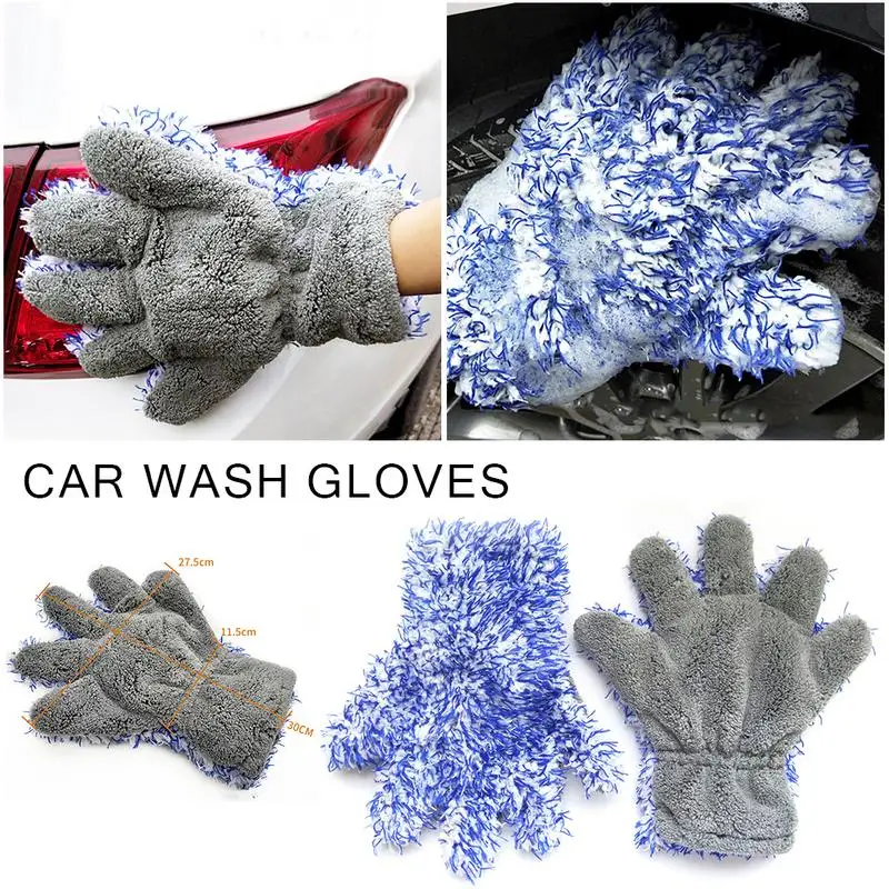 30x27.5cm Car Cleaning Glove High Density Microfiber Car Wash Cleaner Mitt Maximum Absorbancy Glove Car Care
30x27.5cm Car Cleaning Glove High Density Microfiber Car Wash Cleaner Mitt Maximum Absorbancy Glove Car Care
