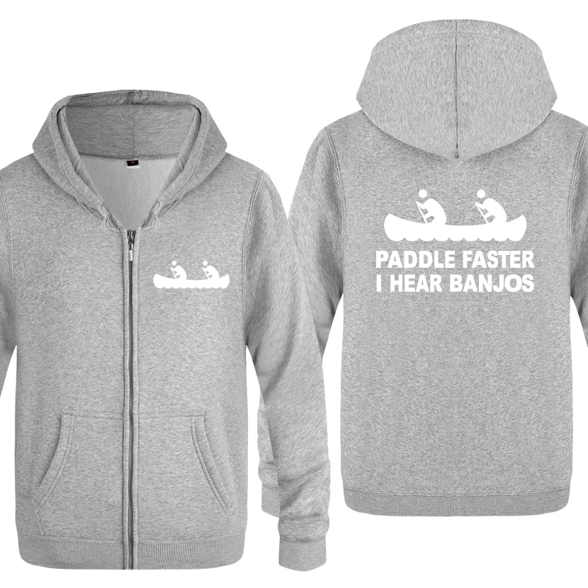 Paddle Faster I Hear Banjos Novelty Funny Hoodies Men 2018 Men's Fleece Zipper Cardigans Hooded Sweatshirts
Paddle Faster I Hear Banjos Novelty Funny Hoodies Men 2018 Men's Fleece Zipper Cardigans Hooded Sweatshirts