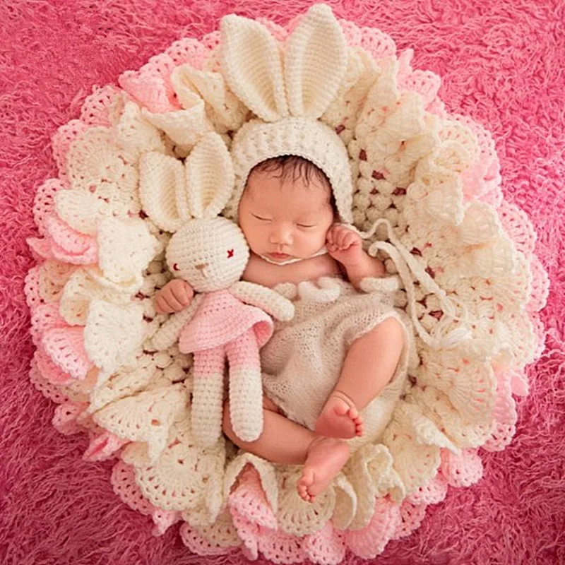 Newborn Photography Props Cute Wool Toys Baby Rabbit Photos Accessories Hand Knit Animal Model Bunny Doll Baby Photo Accessory
Newborn Photography Props Cute Wool Toys Baby Rabbit Photos Accessories Hand Knit Animal Model Bunny Doll Baby Photo Accessory