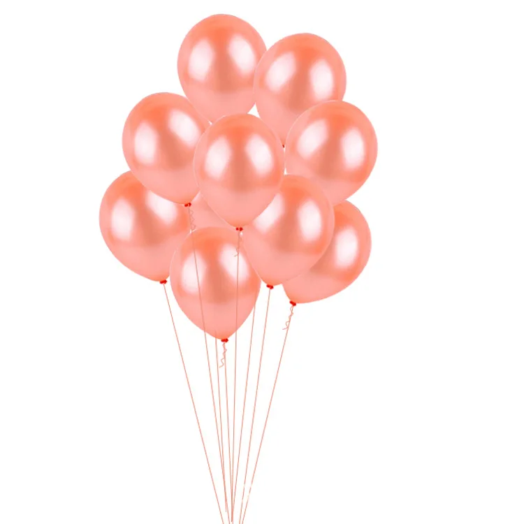 Rose gold latex balloon scene 10-inch 2.2g round birthday party decorations adult 100pcs/lot
Rose gold latex balloon scene 10-inch 2.2g round birthday party decorations adult 100pcs/lot