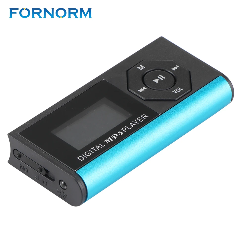 FORNORM цифровой компактный и портативный мини USB MP3 музыкальный медиаплеер с ЖК