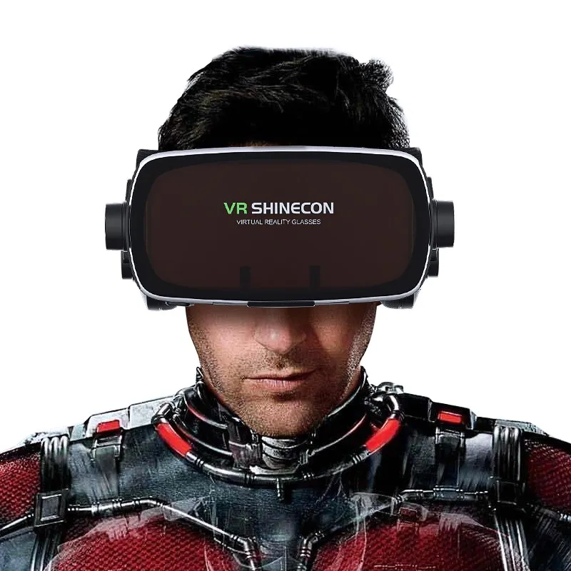 

SHINECON Casque 9.0 VR Virtual Reality Goggles 3D Glasses Google Cardboard VR Headset Box For 4.0-6.3 Inch Smartphone