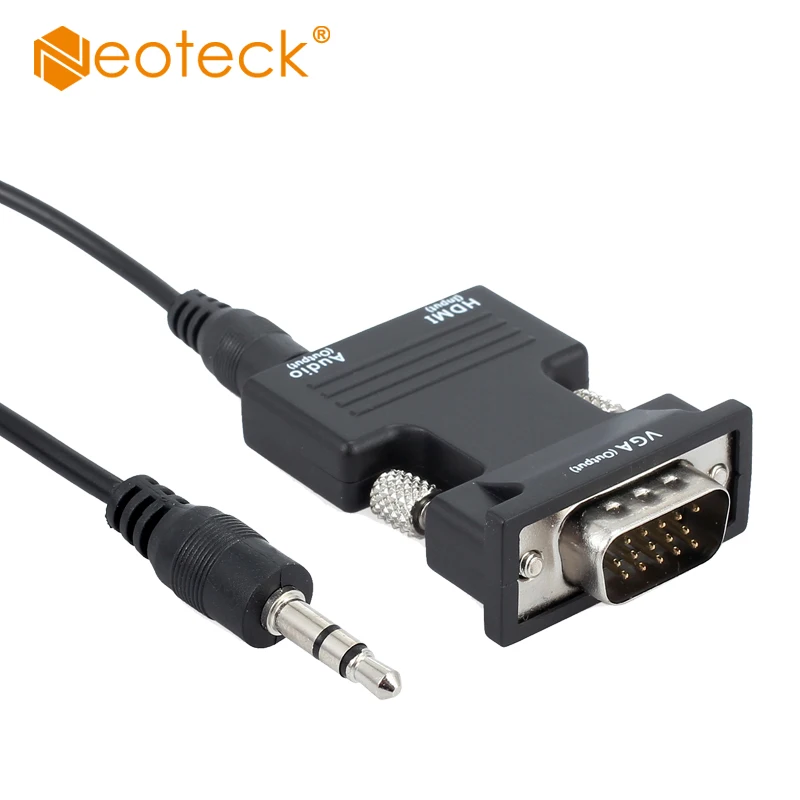 Neoteck HDMI-совместимый с VGA конвертер с 3,5 мм разъемом Full HD 1080P 60 Гц аудио кабель HDMI-совместимый женский с VGA папа
Neoteck HDMI-совместимый с VGA конвертер с 3,5 мм разъемом Full HD 1080P 60 Гц аудио кабель HDMI-совместимый женский с VGA папа